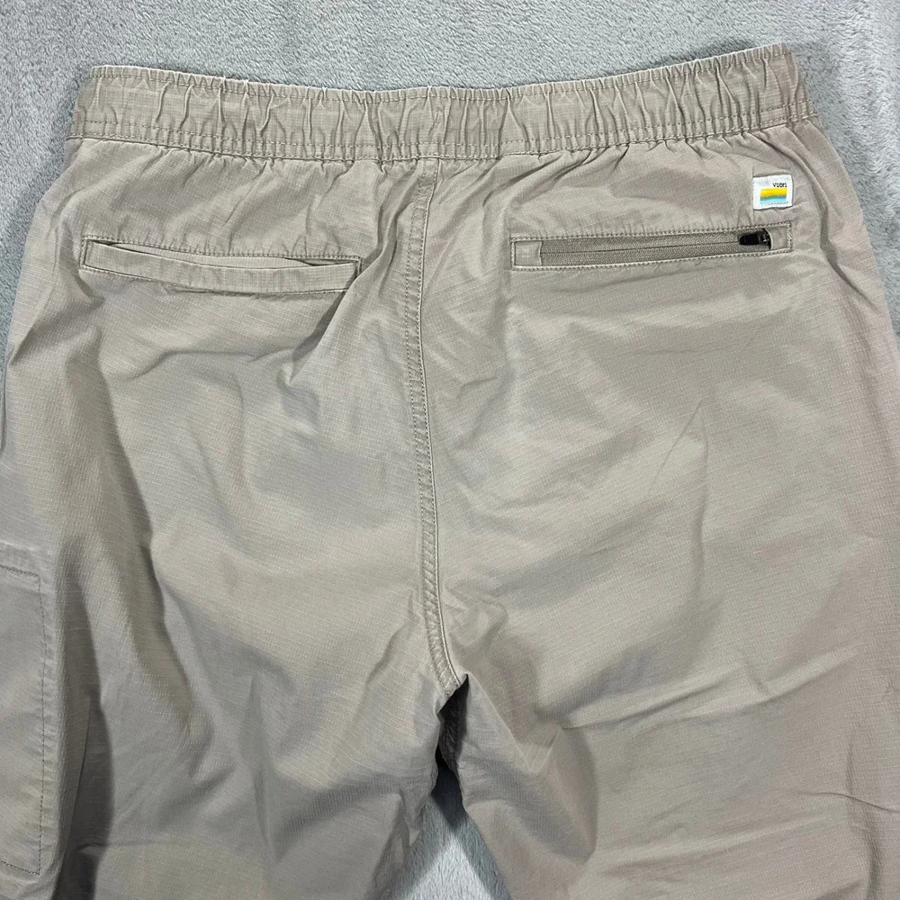 Vuori Ripstop Climber Pant Men Medium Khaki Tan V412 Outdoor Hiking Stretch